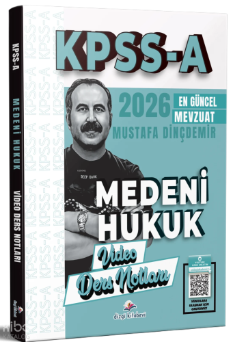 Dizgi Kitap 2026 KPSS A Medeni Hukuk Video Ders Notları | Mustafa Dinç