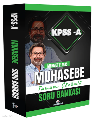 Dizgi Kitap 2026 KPSS A Muhasebe Tamamı Çözümlü Soru Bankası | Mehmet 