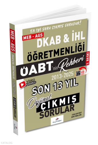 Dizgi Kitap 2026 MEB AGS DKAB İHL ÖABT nin Rehberi Konularına Göre Tasnif Edilmiş Son 13 Yıl Çıkmış Sınav Soruları