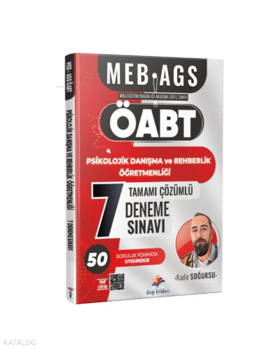 Dizgi Kitap 2026 MEB AGS ÖABT Psikolojik Danışma ve Rehberlik Öğretmenliği Tamamı PDF Çözümlü 7 Deneme Sınavı