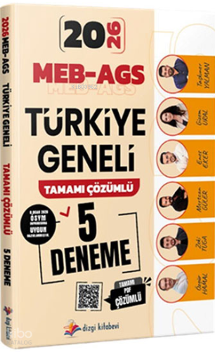 Dizgi Kitap 2026 MEB AGS Türkiye Geneli Tamamı PDF Çözümlü 5 Deneme Sı