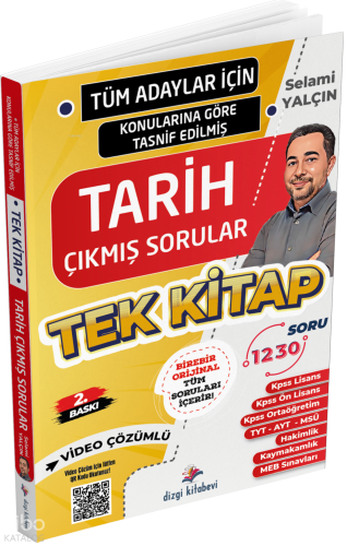Dizgi Kitap Tüm Adaylar İçin Tüm Sınavlar Tarih Video Çözümlü Çıkmış S