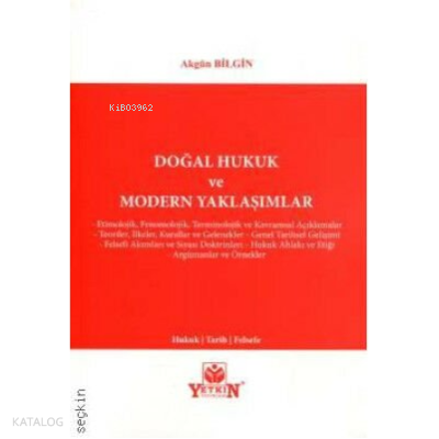 Doğal Hukuk ve Modern Yaklaşımlar