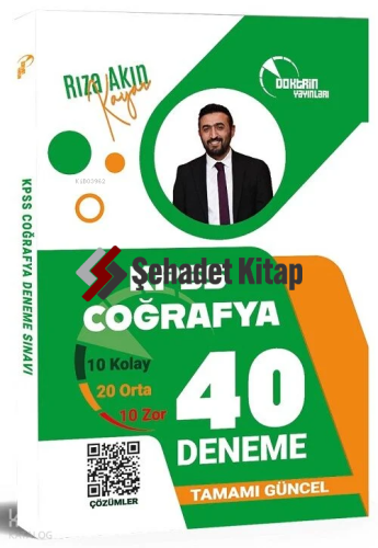 Doktrin KPSS Coğrafya 40 Deneme Çözümlü