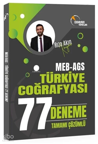 Doktrin MEB-AGS Türkiye Coğrafyası 77 Deneme Çözümlü;Doktrin MEB-AGS Türkiye Coğrafyası 77 Deneme Çözümlü