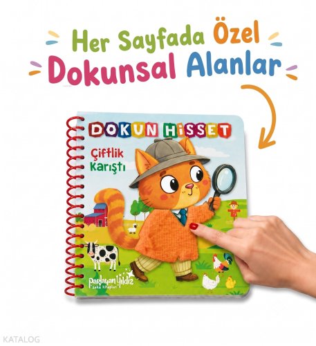 Dokun Hisset - Çiftlik Karıştı (Ciltli) | Kolektif | Parlayan Yıldız