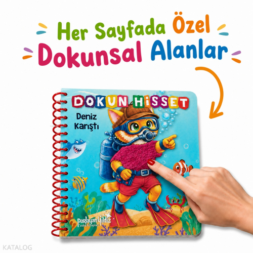 Dokun Hisset - Deniz Karıştı (Ciltli) | Kolektif | Parlayan Yıldız