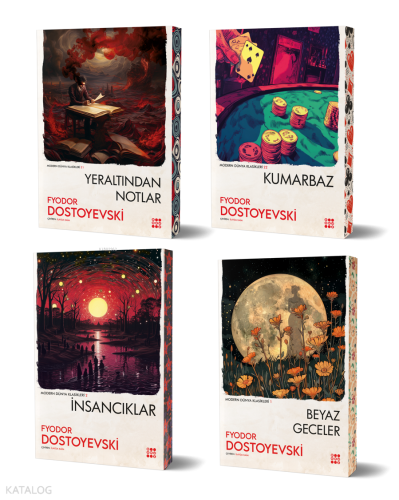 Dostoyevski 4'lü Set (4 Kitap Takım)