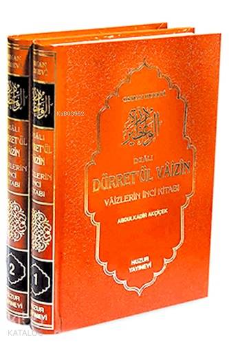 Duâlı Dürretül Vâizîn (2 Cilt); Vaizlerin İnci Kitabı | Osman Hübevi |