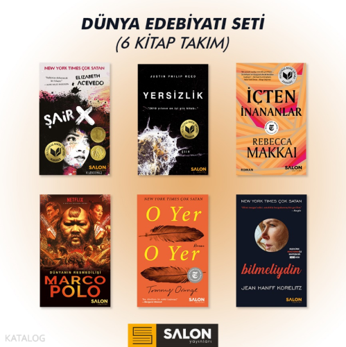 Dünya Edebiyatı Seti (6 Kitap) | Elizabeth Acevedo | Salon Yayınları