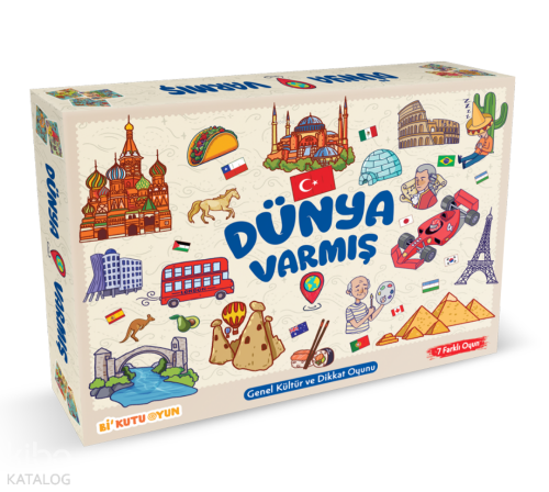 Dünya Varmış - Genel Kültür ve Dikkat Oyunu (7 Farklı Oyun) | Kolektif