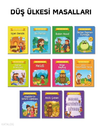 Düş Ülkesi Masalları Seti (10 Kitap +1 Aktivite Takım) | Kolektif | Do