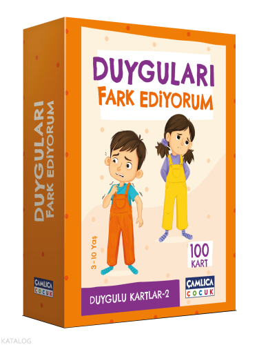 Duyguları Fark Ediyorum;Duygulu Kartlar-2 | Kolektif | Çamlıca Çocuk Y