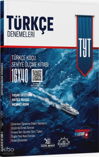 Edebiyat Denizi TYT Türkçe 16 x 40 Branş Denemeleri | Kolektif | Edebi