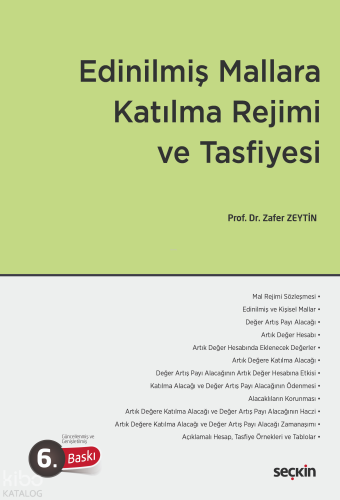 Edinilmiş Mallara Katılma Rejimi ve Tasfiyesi