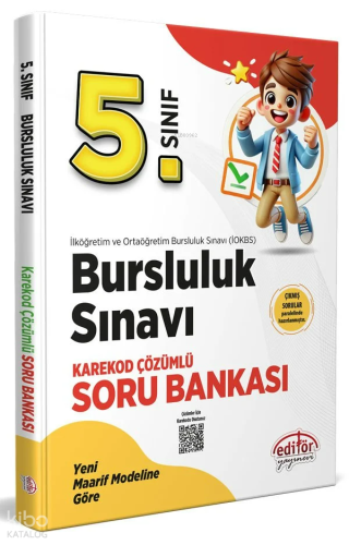 Editör Yayınevi 5. Sınıf Bursluluk Sınavı Soru Bankası | Kolektif | Ed