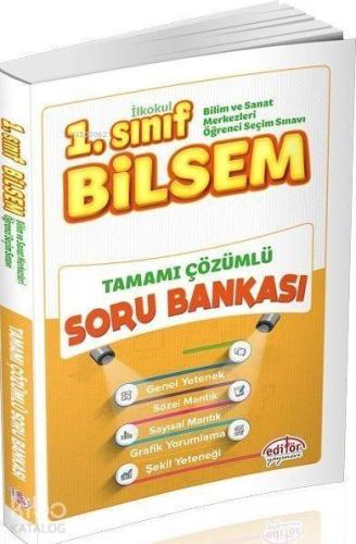 Editör Yayınları 1. Sınıf Bilsem Tamamı Çözümlü Soru Bankası Editör