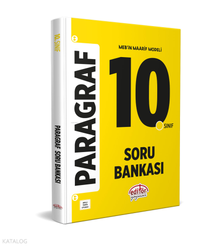 Editör Yayınları 10.Sınıf Paragraf Soru Bankası Hızlı Pratik