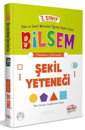 Editör Yayınları 3. Sınıf Bilsem Şekil Yeteneği Soru Bankası | Kolekti