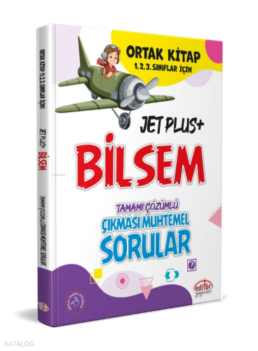 Editör Yayınları Bilsem Jet Plus Ortak Kitap Tamamı Çözümlü Muhtemel Ç