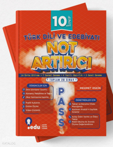 Edu Yayınları 10. Sınıf Türk Dili ve Edebiyat PASS Not Artırıcı