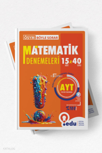 Edu Yayınları Ayt Matematik Branş Denemeleri