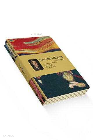 Edward Munch Dörtlü Defter Seti 1 - Anxiety Series | Kolektif | Retron