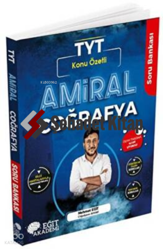 Eğit Akademi Amiral Coğrafya TYT Konu Özetli Soru Bankası