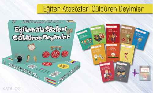 Eğiten Atasözleri Güldüren Deyimler Dizisi (10 Kitap)