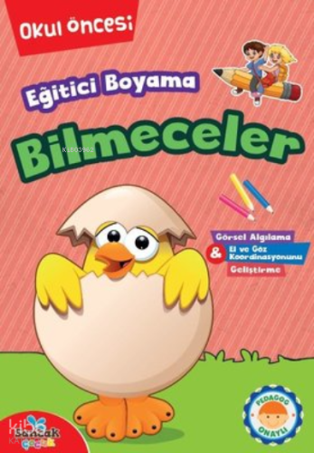 Eğitici Boyama - Bilmeceler Okul Öncesi | Kolektif | Sancak Çocuk