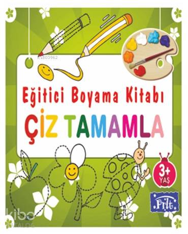 Eğitici Boyama Kitabı - Çiz Tamamla; 3 Yaş Üstü