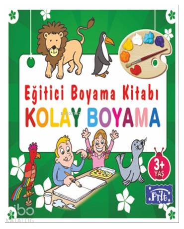 Eğitici Boyama Kitabı - Kolay Boyama; 3 Yaş Üstü | Ahmet Altay | Parıl