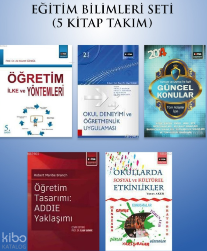 Eğitim Bilimleri Seti (5 Kitap) | Kolektif | Eğitim Yayınevi