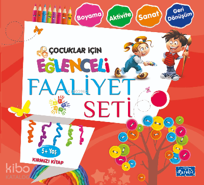 Eğlenceli Faaliyet Seti Kırmızı Kitap – 5 Yaş Üzeri