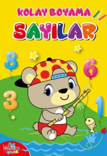 Eğlenceli Kolay Boyama Kitabı - Sayılar