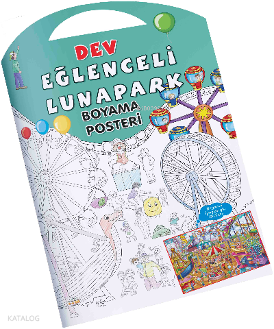 Eğlenceli Lunapark Dev Boyama Posteri | Kolektif | Parıltı Yayıncılık