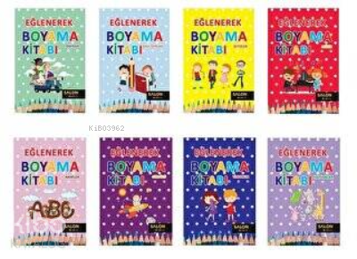 Eğlenerek Boyama 8 Takım Set