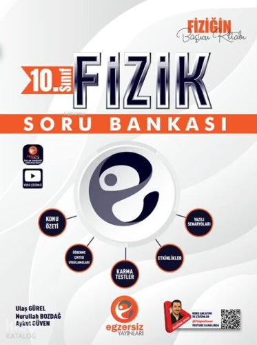 Egzersiz 10. Sınıf Fizik Soru Bankası | Kolektif | Egzersiz Yayınları 