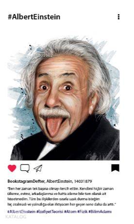 Eınsteın-Bookstagram Defter
