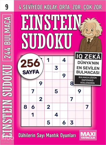 Einstein Sudoku 9 | Kolektif | Maxi Yayıncılık