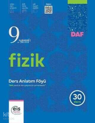 Eis Yayınları 9. Sınıf DAF Fizik