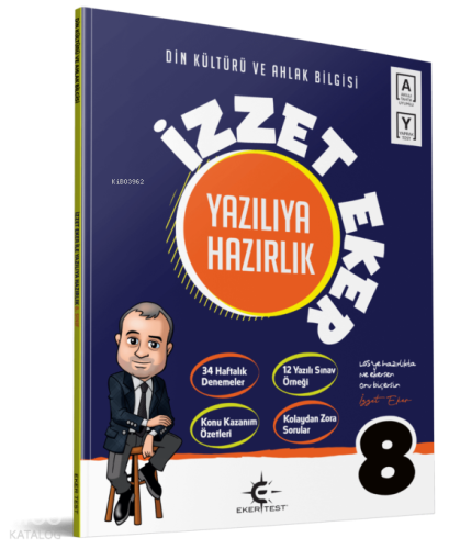 Eker Test 8. Sınıf İzzet Eker İle Yazılıya Hazırlık | Kolektif | Eker 
