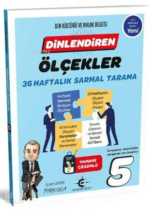 Eker Test Yayınları 5. Sınıf Din Kültürü ve Ahlak Bilgisi Dinlendiren Ölçekler