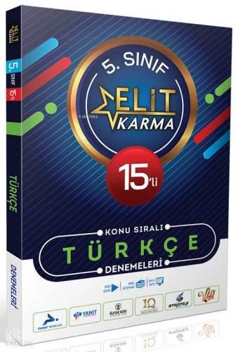Elit Karma 5. Sınıf Türkçe Konu Sıralı 15'li Deneme | Kolektif | Paraf