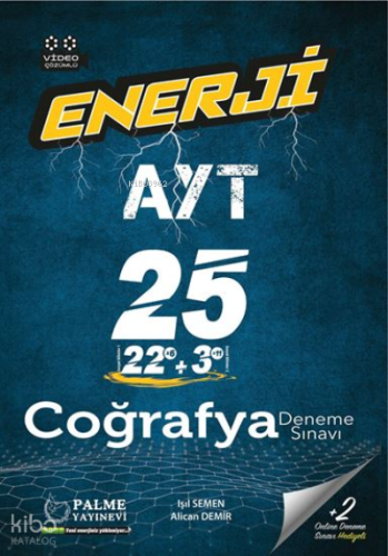 Enerji Yks Ayt Coğrafya 22 X 3 Deneme Sınavı Video Çözümlü *Yeni* | Ko
