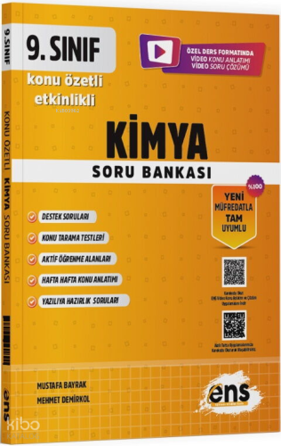 ENS 9. Sınıf Kimya Etkinlikli Soru Bankası
