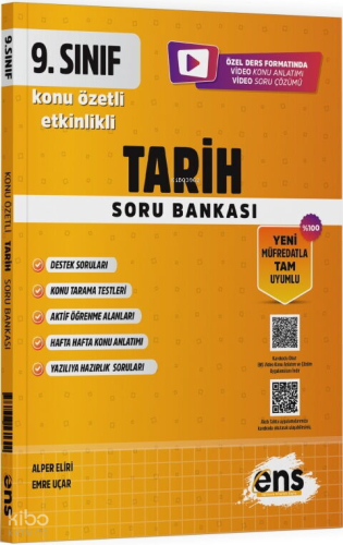 ENS 9. Sınıf Tarih Etkinlikli Soru Bankası