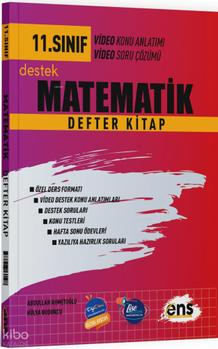 Ens Desk Yayınları 11. Sınıf Matematik Defter Kitap