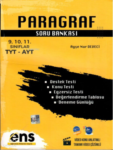 ENS DESTEK TYT S.B. PARGRAF - 2022 | Kolektif | Ens Yayınları (Bayilik