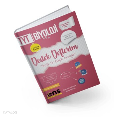 Ens Tyt Destek Defterim Biyoloji - 2023 | Kolektif | Ens Yayınları (Ba